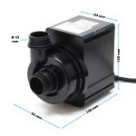 Fiskdammpump dränkbara pumpar 5200l / h 40W - Bild 3