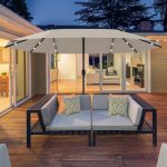 Parasoll solcellsdrivna LED 440×260 cm - Bild 2