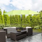 XXL parasoll med handvev 460x270x240 cm - Bild 2