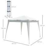 Paviljong Pop-up 2.4x2.4 m - Bild 4