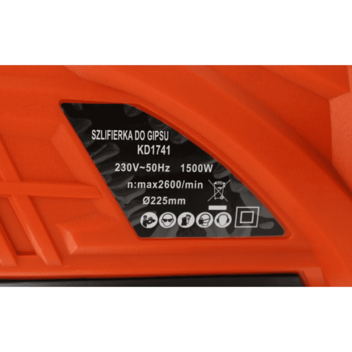 Gipsslipmaskin 1500 W LED 225 mm - Bild 5