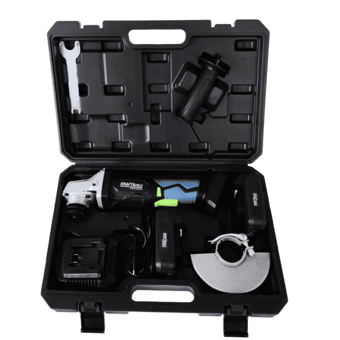 21V Sladdlös Vinkelslip – Kit - Bild 3